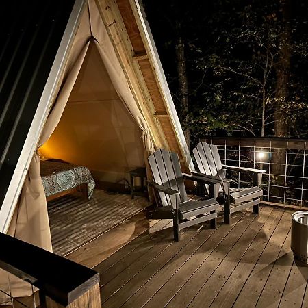 Bohamia - Cozy A-Frame Glamp On 268 Acre Forest Retreat Talladega Zewnętrze zdjęcie