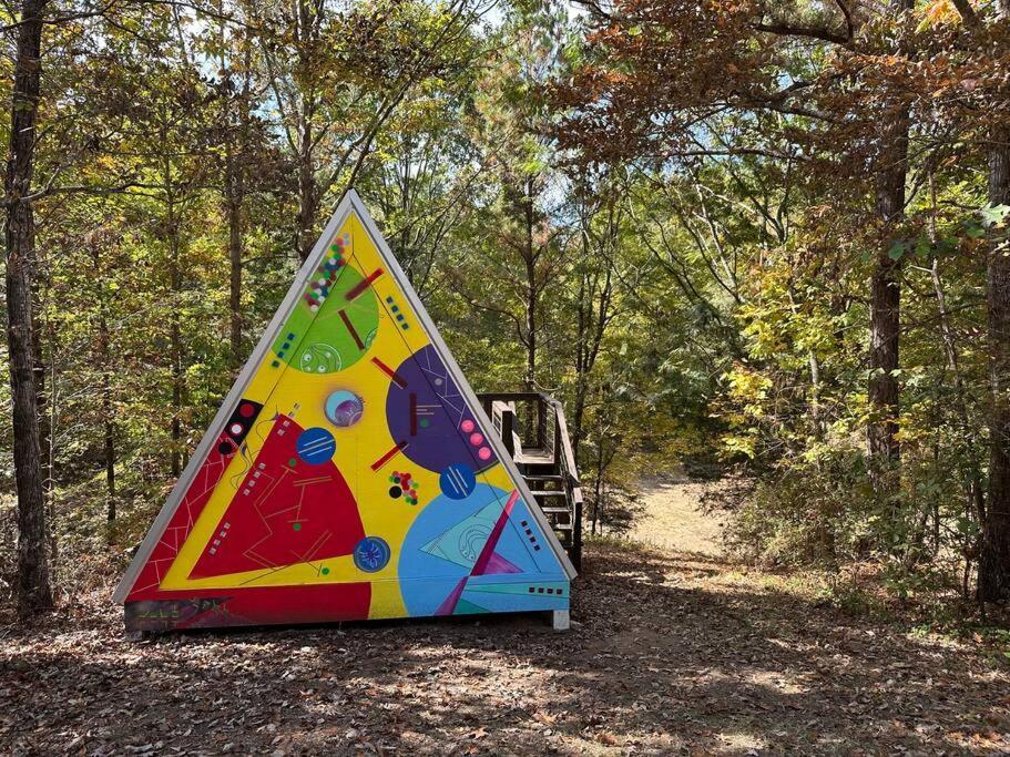 Bohamia - Cozy A-Frame Glamp On 268 Acre Forest Retreat Talladega Zewnętrze zdjęcie