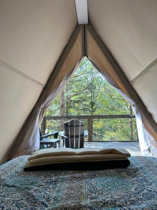Bohamia - Cozy A-Frame Glamp On 268 Acre Forest Retreat Talladega Zewnętrze zdjęcie