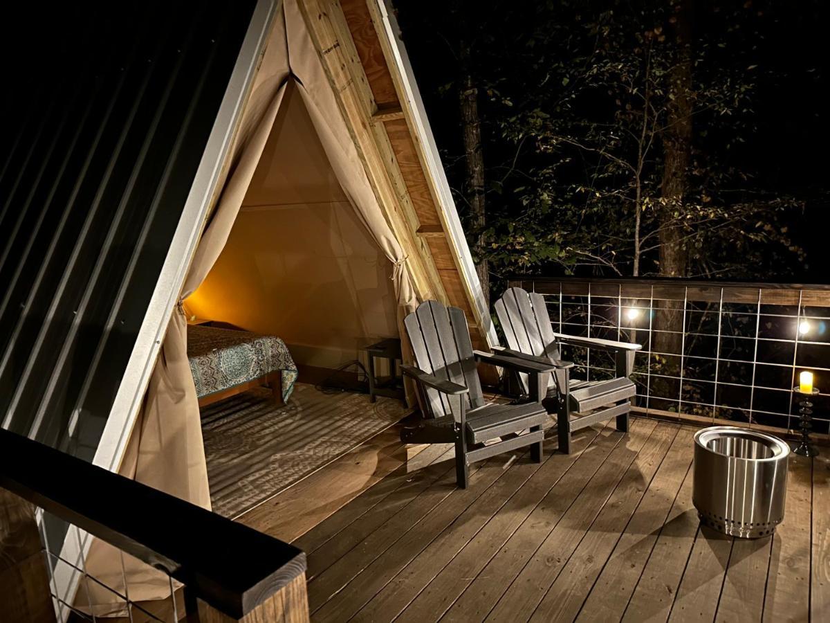 Bohamia - Cozy A-Frame Glamp On 268 Acre Forest Retreat Talladega Zewnętrze zdjęcie