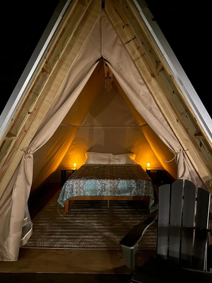 Bohamia - Cozy A-Frame Glamp On 268 Acre Forest Retreat Talladega Zewnętrze zdjęcie