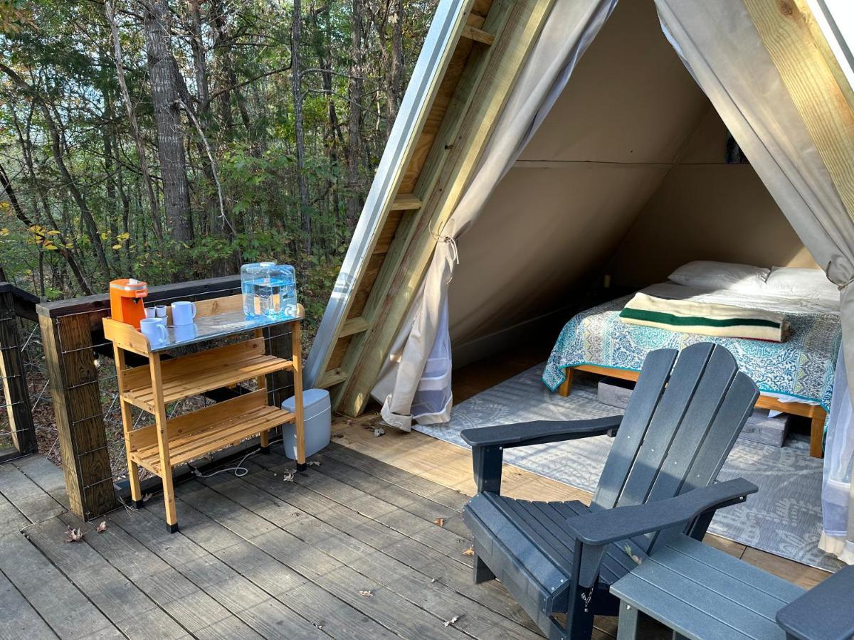 Bohamia - Cozy A-Frame Glamp On 268 Acre Forest Retreat Talladega Zewnętrze zdjęcie